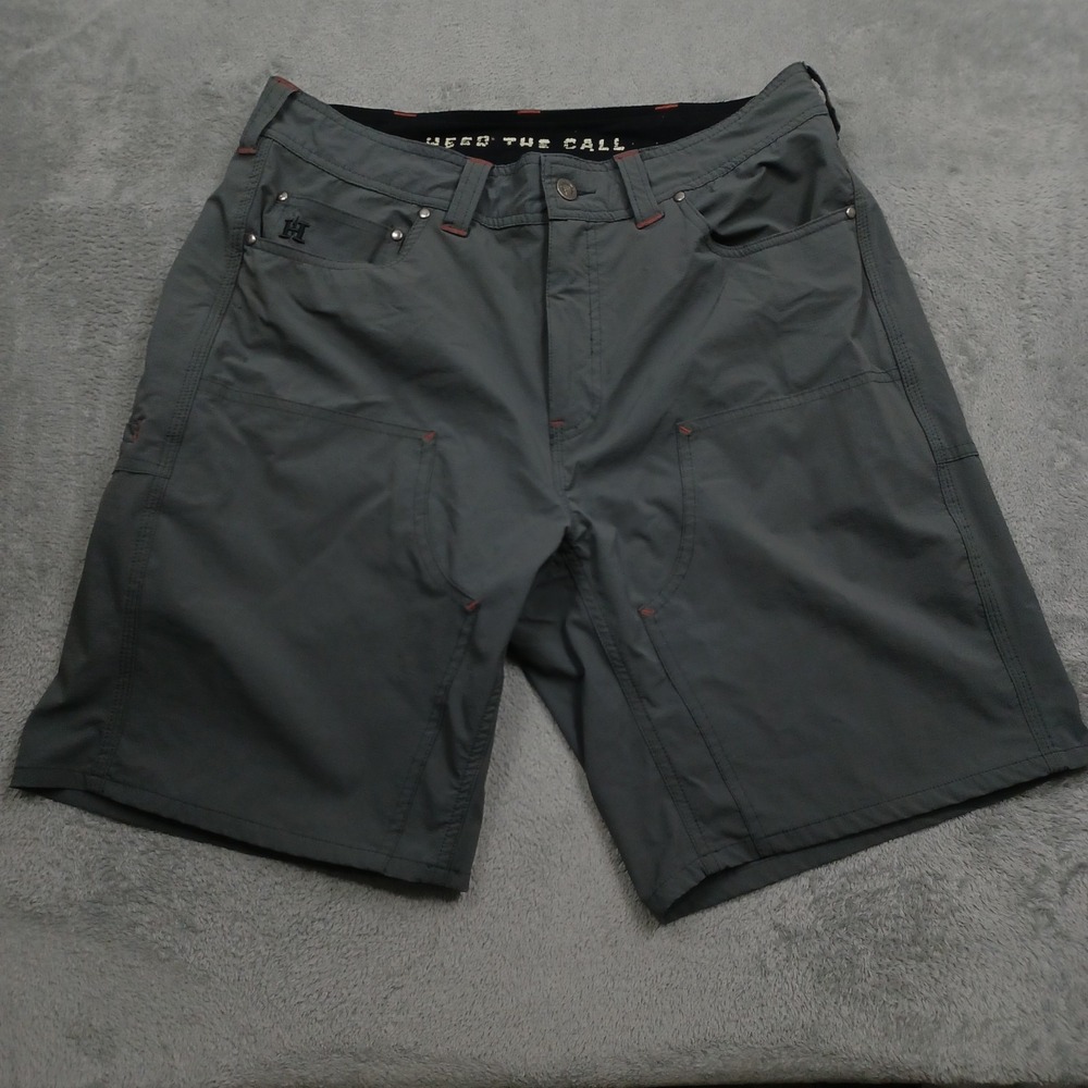 Howler Bros Shorts Mens 34 Gray Outdoor Casual Workwear Modern